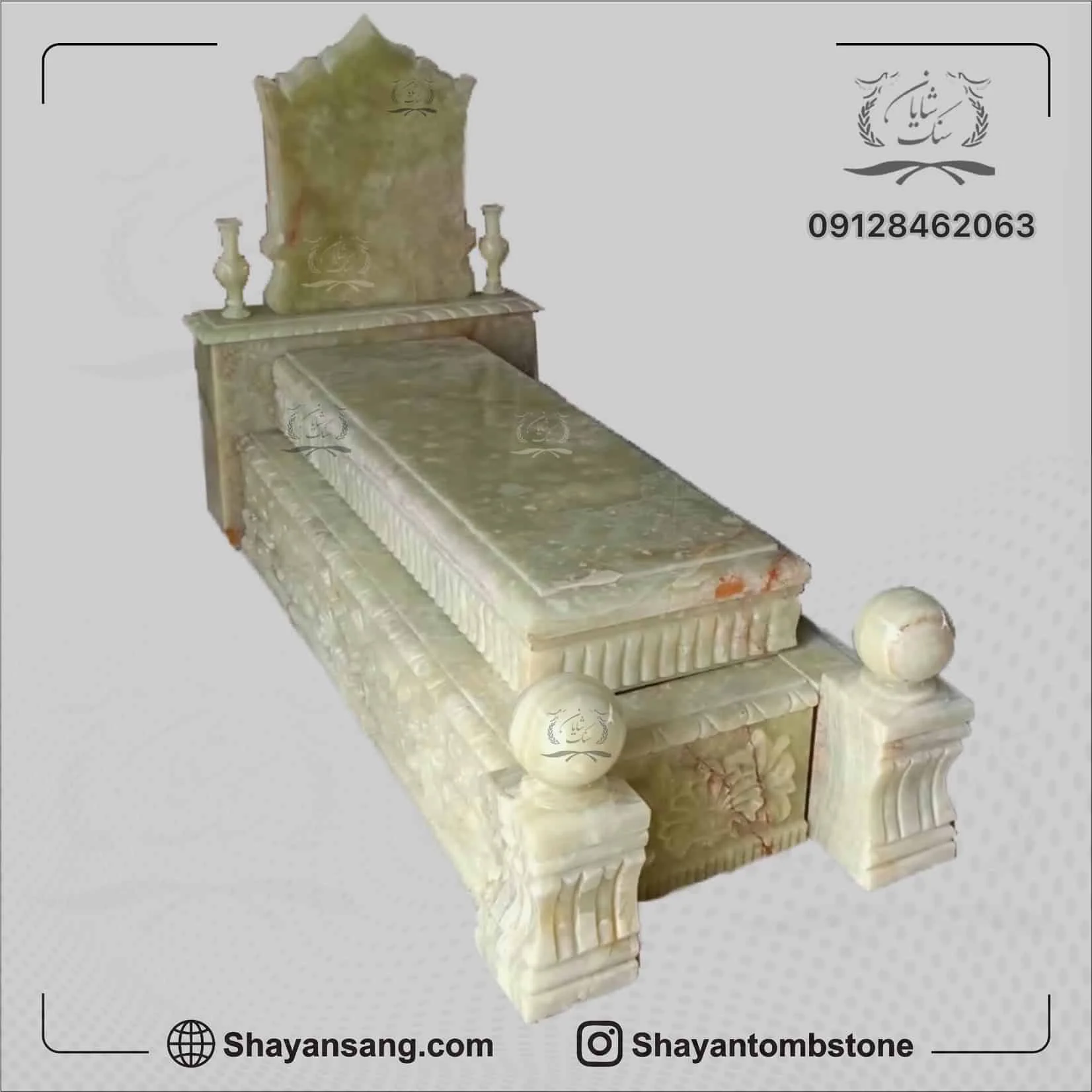 سنگ قبر لاکچری مرمر