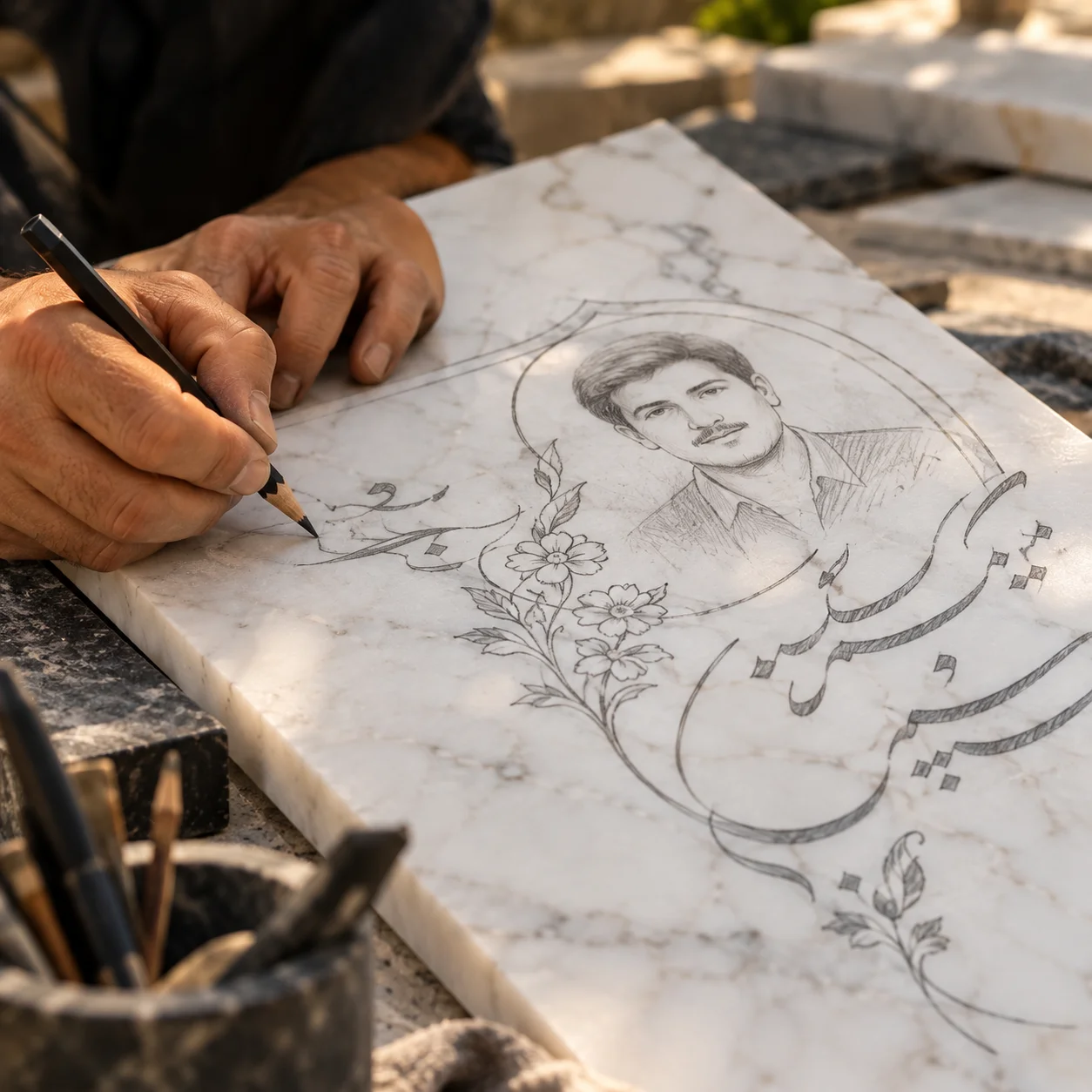 تصویر طراحی‌شدهٔ خدمات شایان سنگ بر اساس مرجع مالک