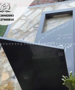 سنگ قبر مشکی ساده
