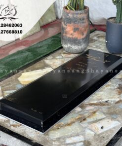 سنگ قبر مشکی ساده