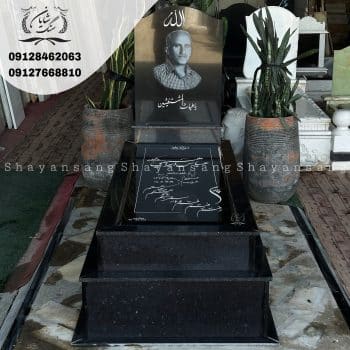 سنگ قبر مشکی براق